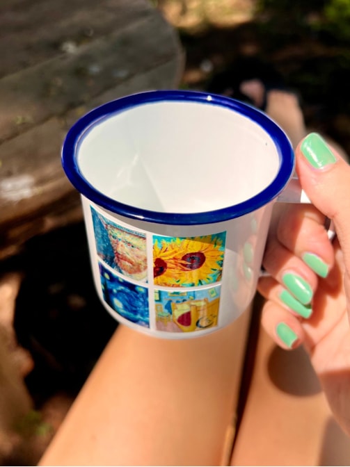 Caneca 250ml Van Gogh - Branca