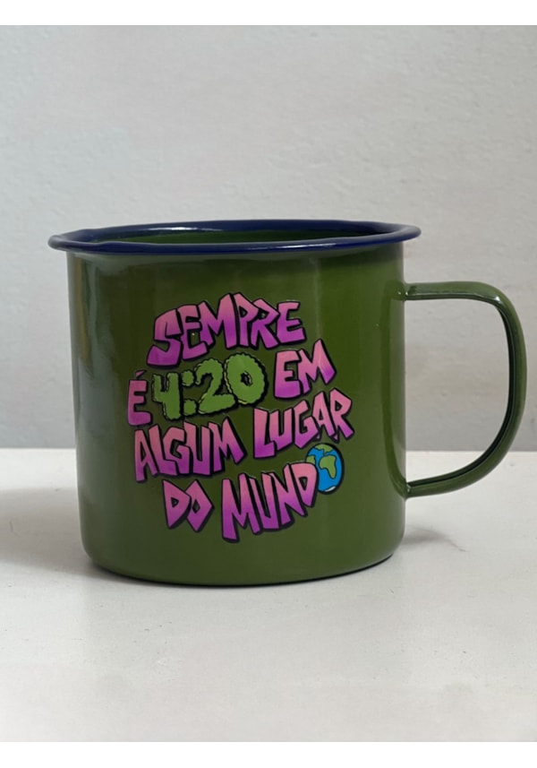 Caneca 450ml 4:20 - Verde