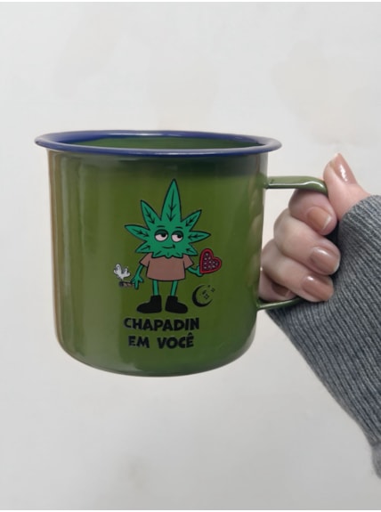 Caneca 450ml Chapadin em Você - Verde
