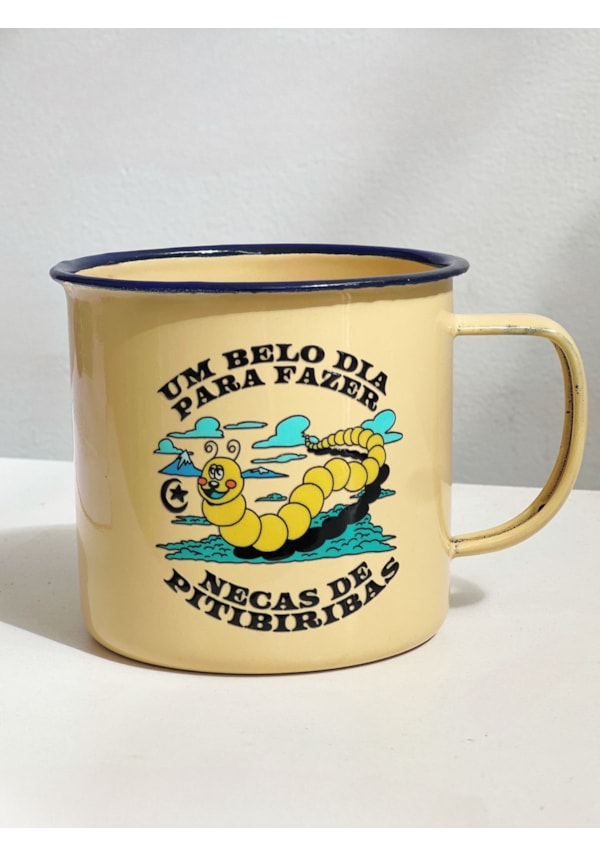 Caneca 450ml Necas de Pitibiribas - Amarela