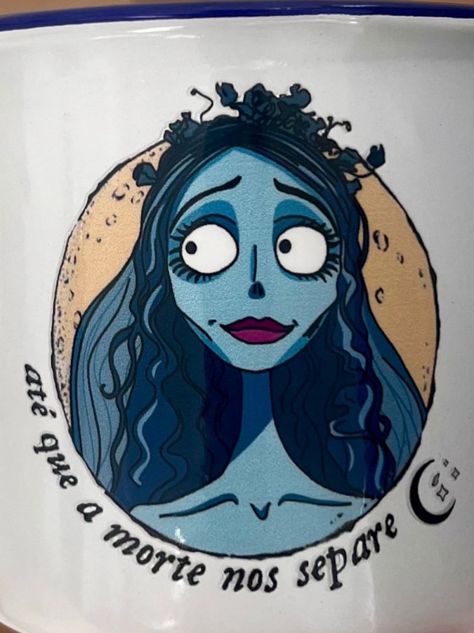Caneca 450ml Noiva Cadáver Emily - Branca — imagem 2