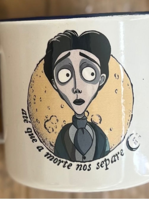 Caneca 450ml Noiva Cadáver Victor - Branca