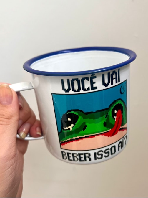 Caneca 450ml Você Vai Beber Isso Aí? - Branca