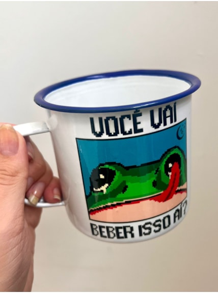 Caneca 450ml Você Vai Beber Isso Aí? - Branca