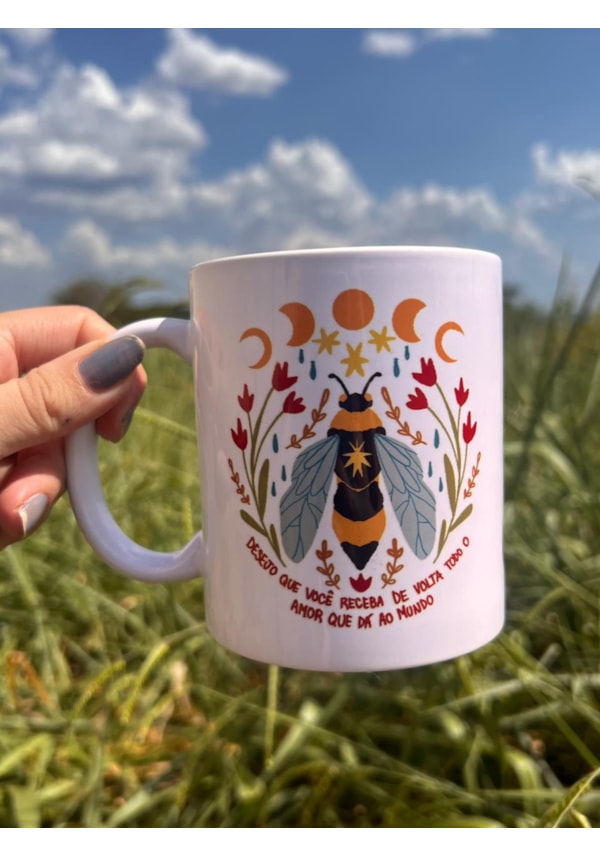 Caneca Abelha Amor