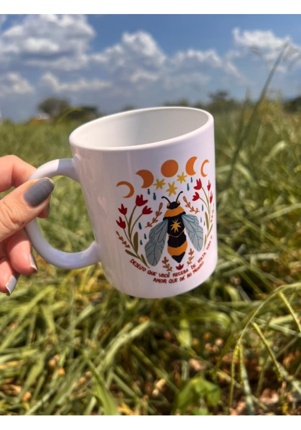 Caneca Abelha Amor