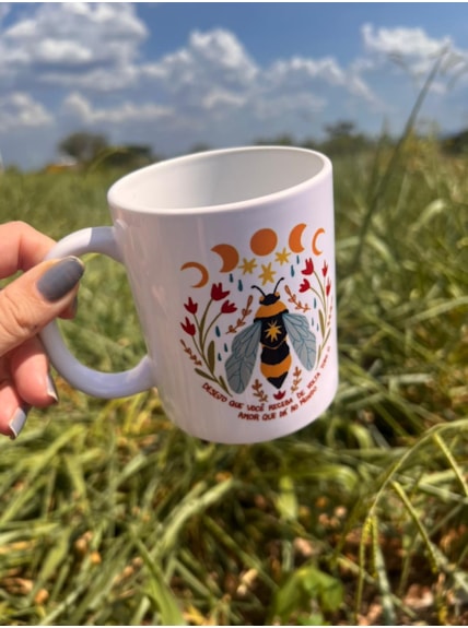 Caneca Abelha Amor