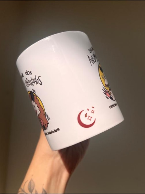 Caneca Ansiosos e Cafeinados