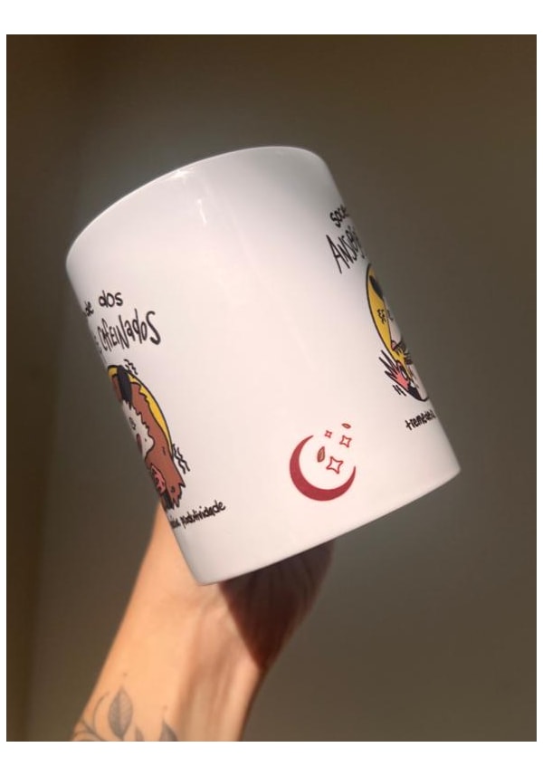 Caneca Ansiosos e Cafeinados
