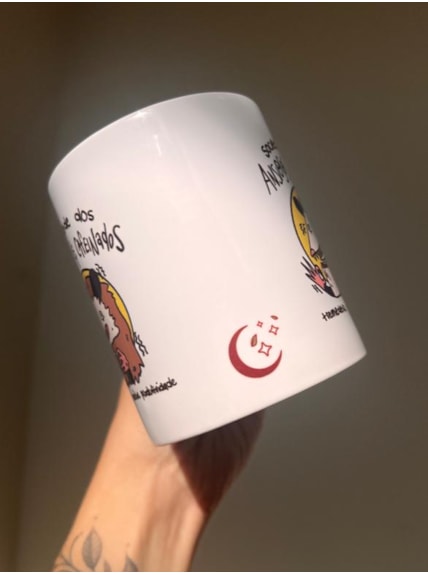 Caneca Ansiosos e Cafeinados