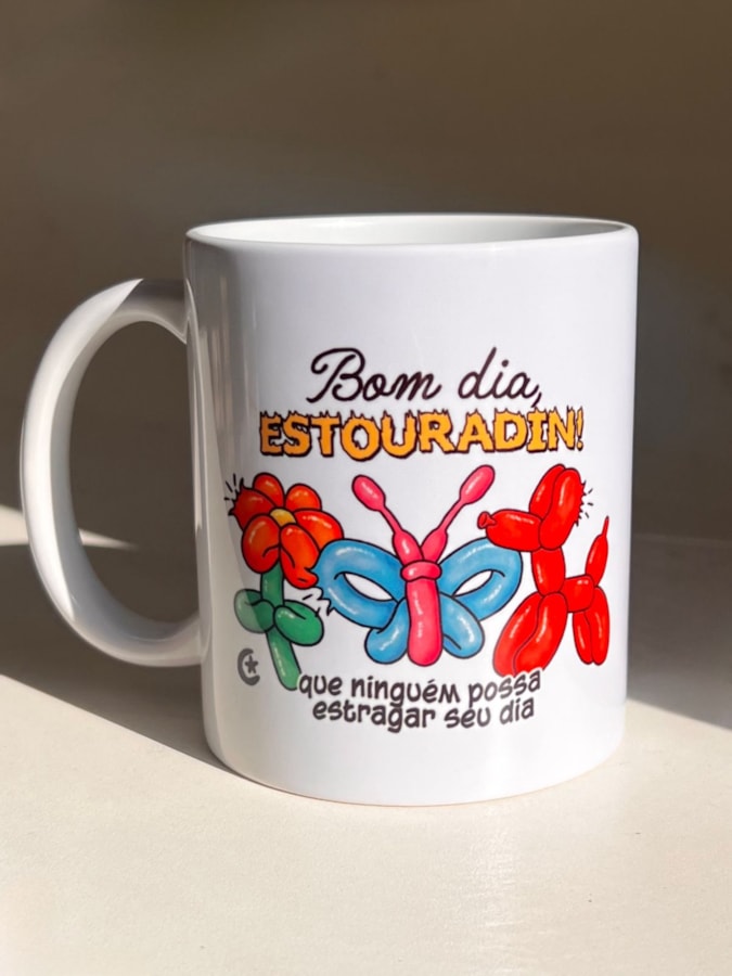 Caneca Bom dia, Estouradin — imagem 1