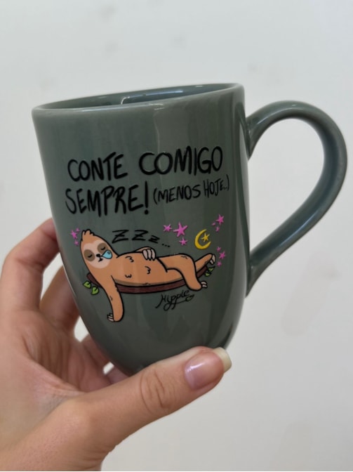 Caneca Broto - Bicho Preguiça Conte Comigo