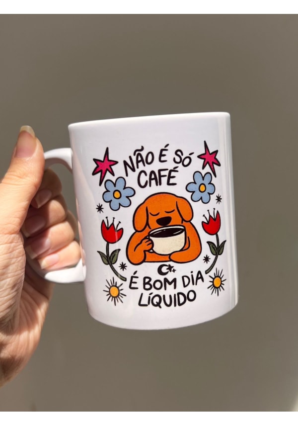 Caneca Café é Bom Dia líquido