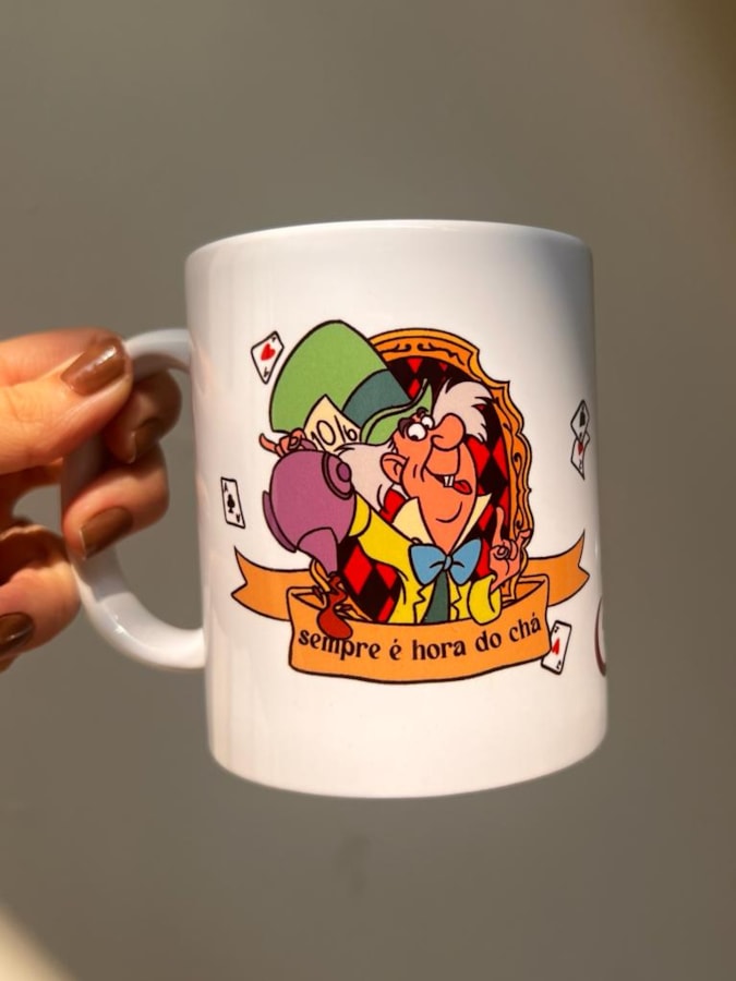 Caneca Chapeleiro Maluco - Alice — imagem 1