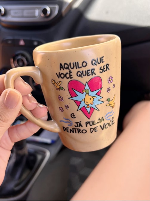 Caneca Duna Sândalo - Pato Já Pulsa - 280ml