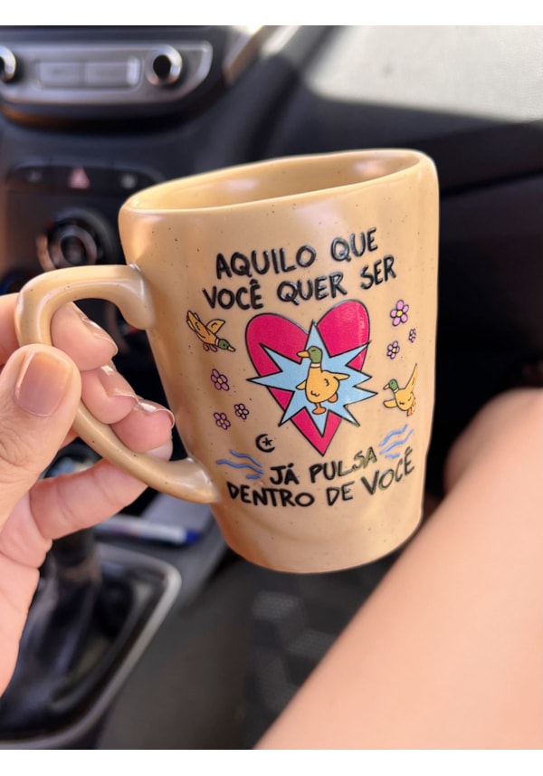 Caneca Duna Sândalo - Pato Já Pulsa - 280ml