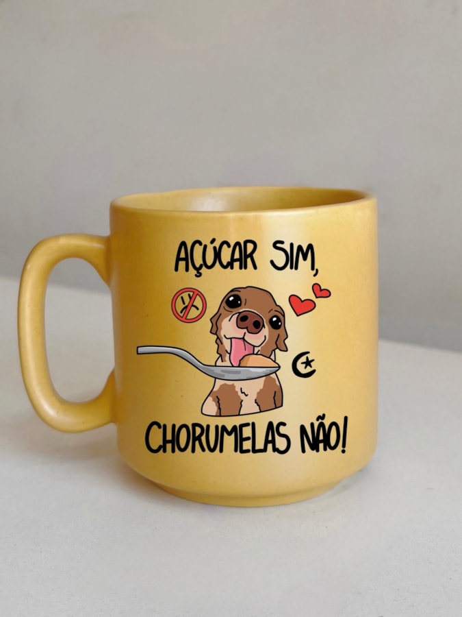 Caneca Encanto - Açúcar sim, chorumelas não - 235ml — imagem 1
