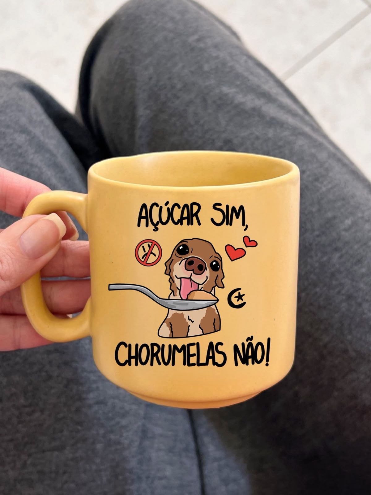 Caneca Encanto - Açúcar sim, chorumelas não - 235ml — imagem 2