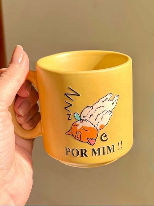 Caneca Encanto - Alegria Gatinho Por mim - 235ml