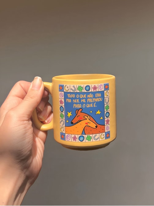 Caneca Encanto - Alegria - Tudo me preparou - 235ml
