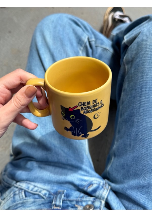 Caneca Encanto - Gato Bobeiras e Abobrinhas - 235ml