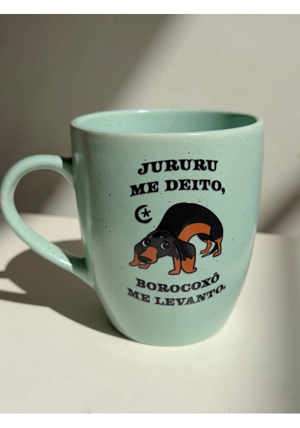 Caneca Estrelada Verde - Jururu - 330ml