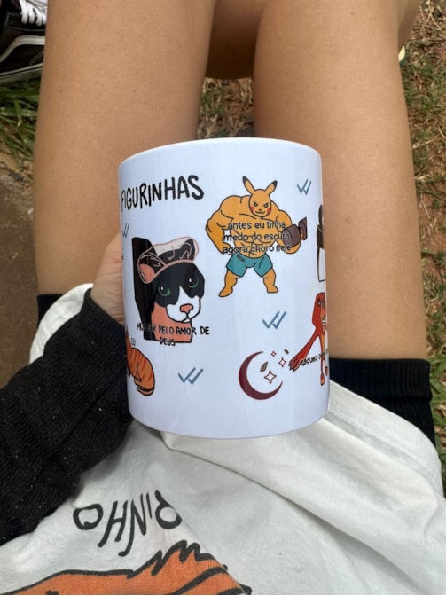 Caneca Figurinhas Memes
