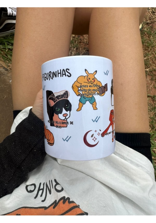 Caneca Figurinhas Memes