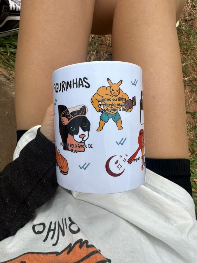Caneca Figurinhas Memes — imagem 2