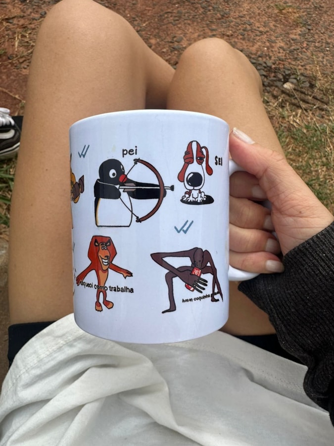 Caneca Figurinhas Memes — imagem 3