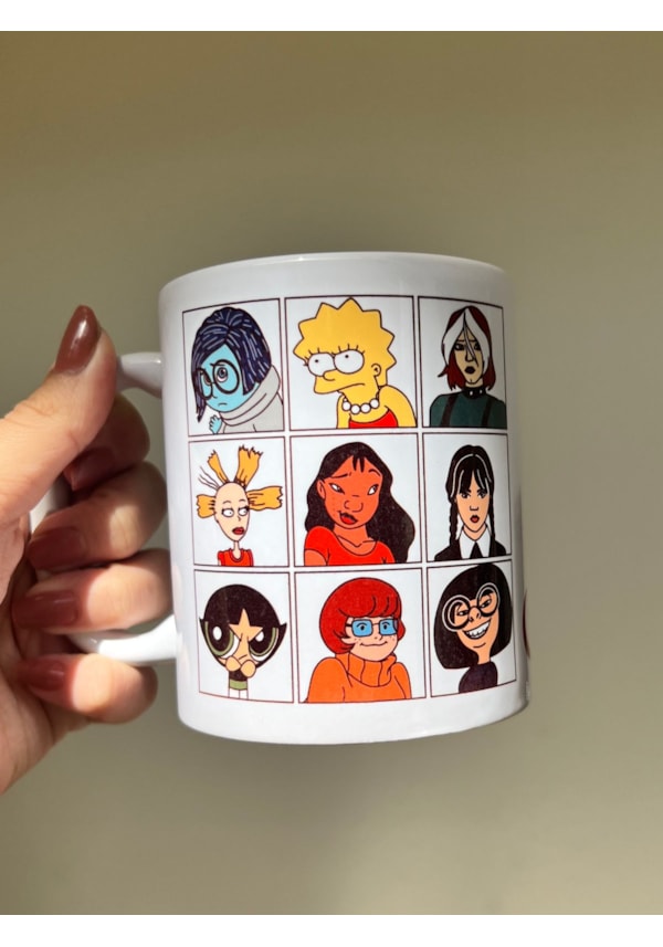 Caneca Garotas Cansadas Colorida