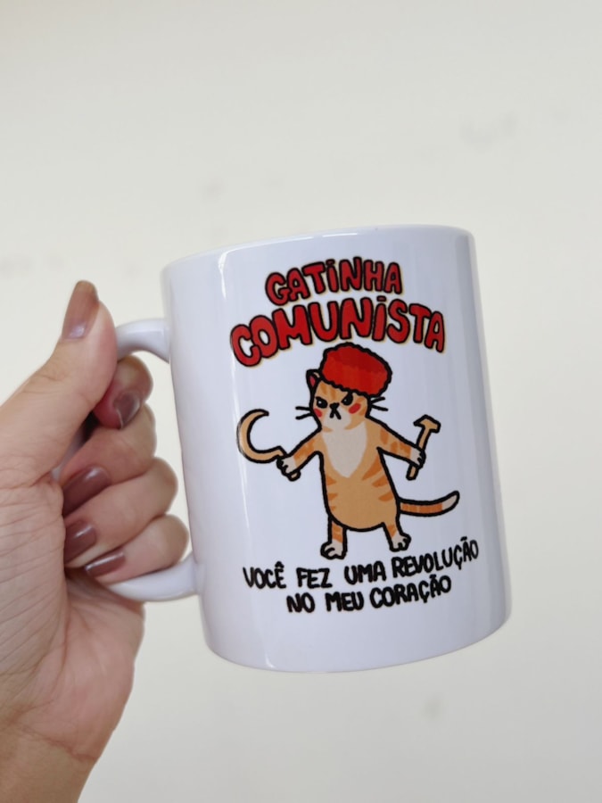 Caneca Gatinha Comunista — imagem 1