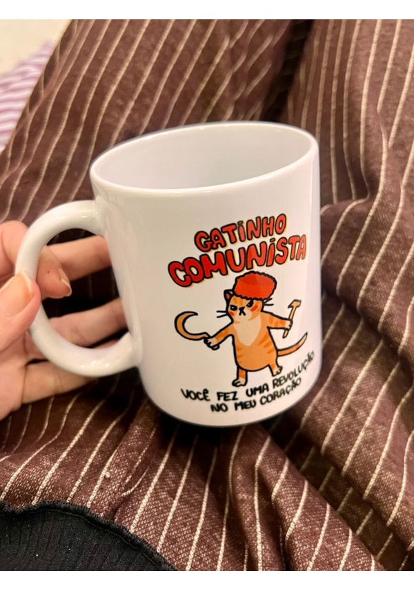 Caneca Gatinho Comunista