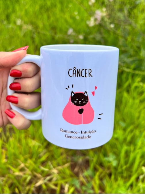 Caneca Gato de Câncer