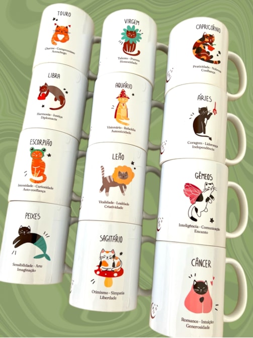 Caneca Gato de Câncer