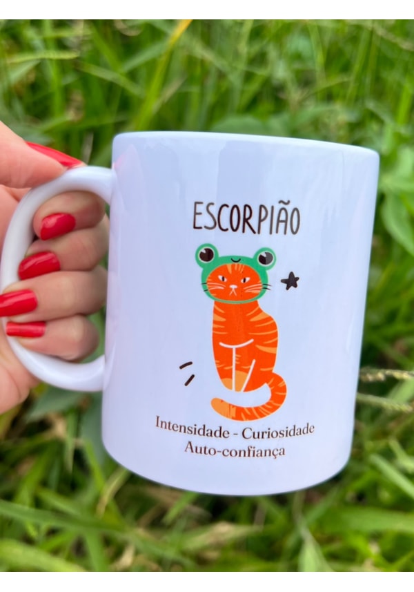 Caneca Gato de Escorpião
