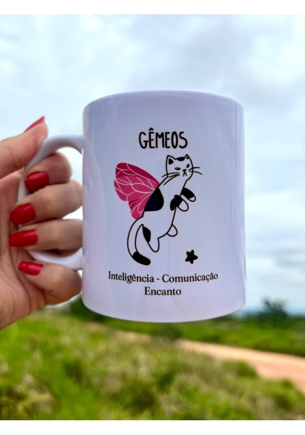 Caneca Gato de Gêmeos