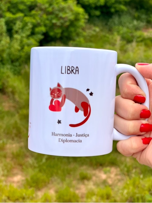 Caneca Gato de Libra