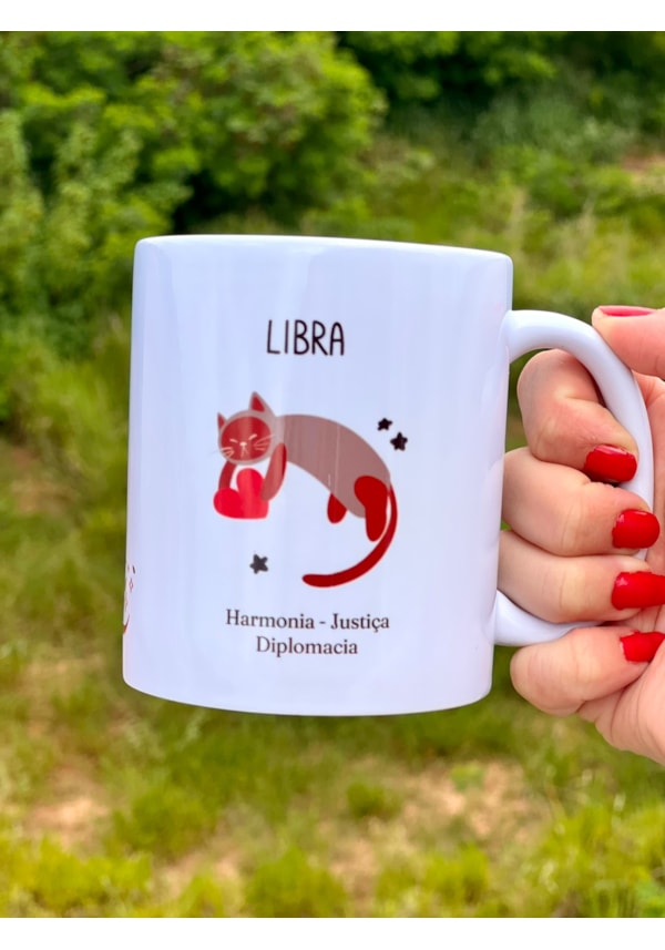 Caneca Gato de Libra