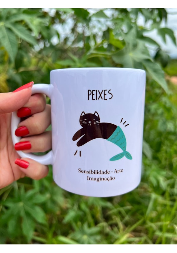 Caneca Gato de Peixes