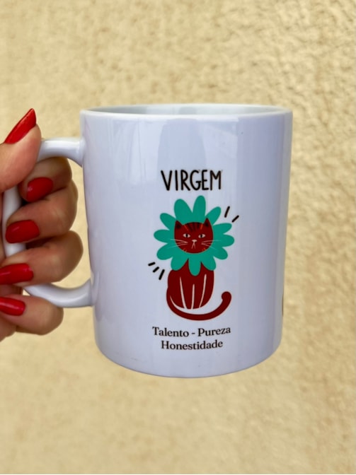 Caneca Gato de Virgem