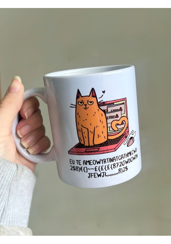 Caneca Gato eu te meow