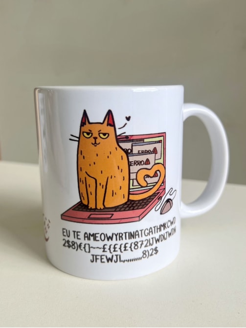 Caneca Gato eu te meow