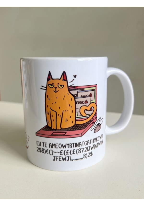 Caneca Gato eu te meow