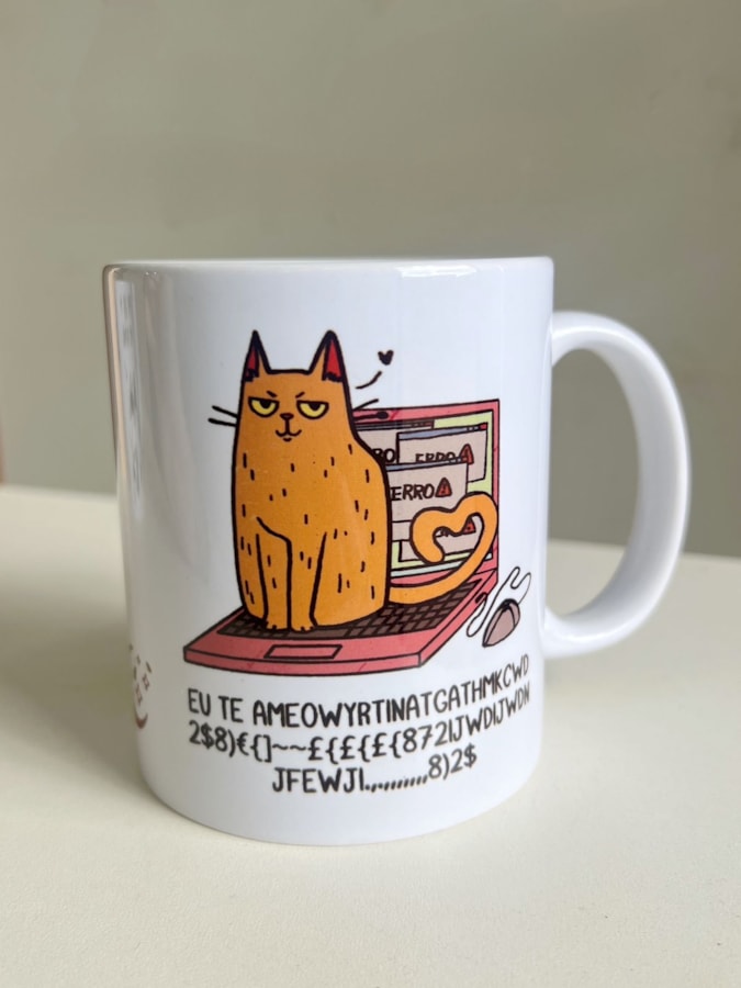 Caneca Gato eu te meow — imagem 2