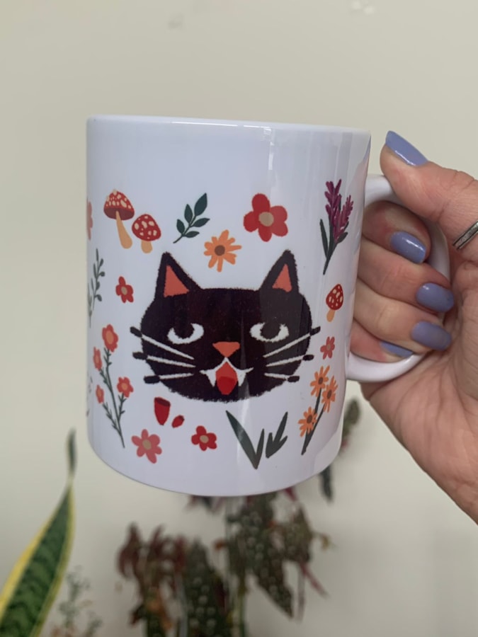 Caneca Gato Fofo — imagem 4