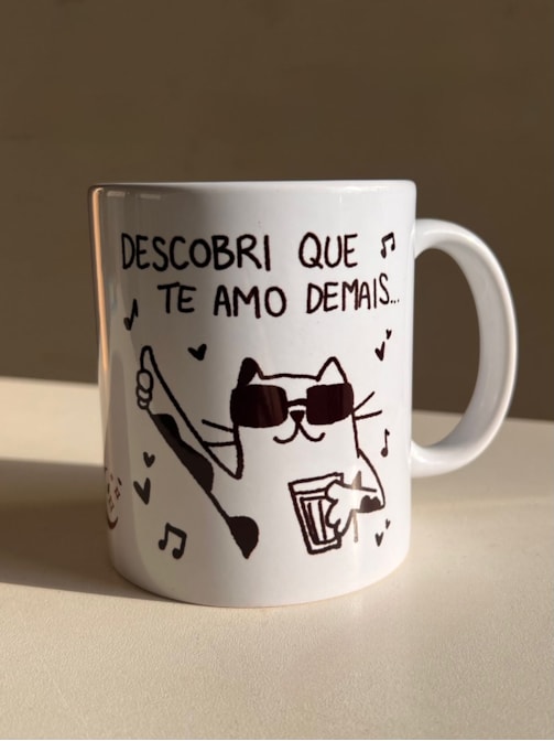 Caneca Gato que te Ama Demais