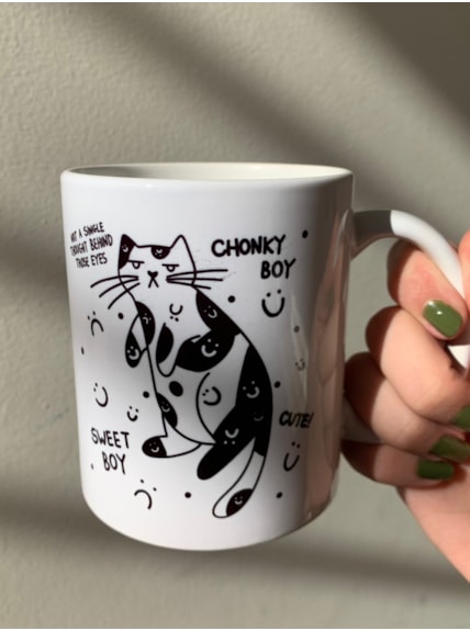 Caneca Gato Smile