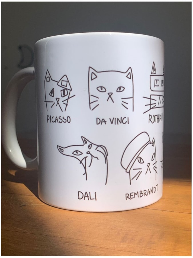 Caneca Gatos Art — imagem 4