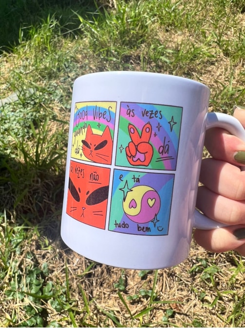 Caneca Good Vibes Quando Dá